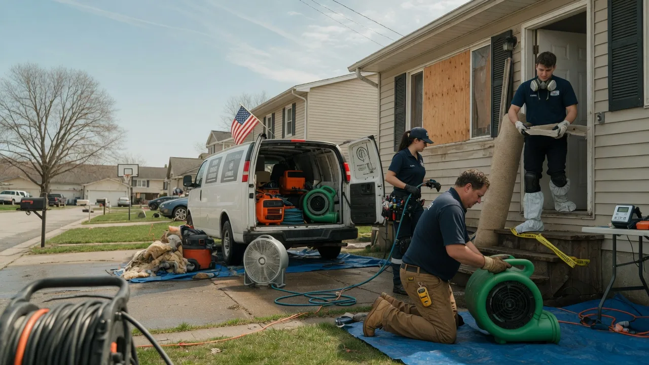 Water Damage Restoration in Mahomet, IL near me
